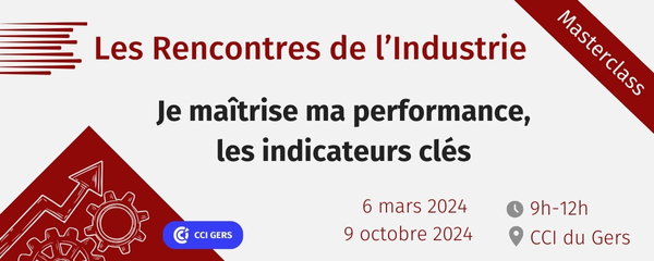 Masterclass : Je maîtrise ma performance, les indicateurs clés.