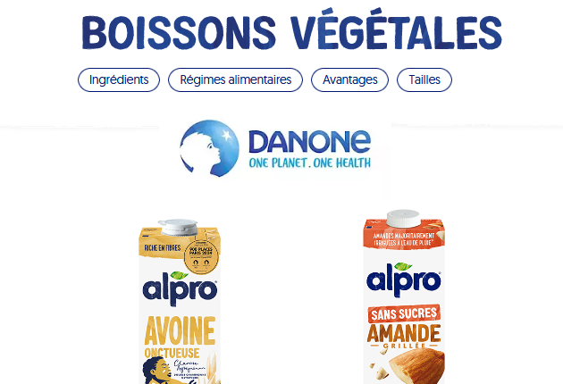 danone GERS alpro - boisson végétale - Soja
