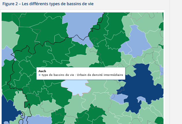 Bassins de vie Gers