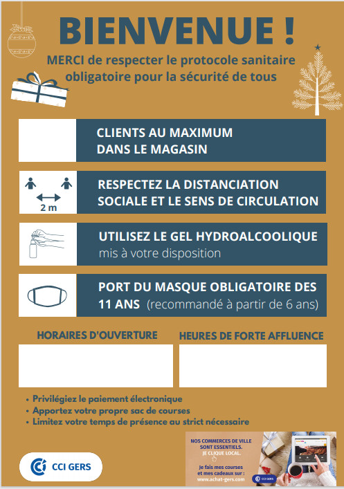 Affiche commercants 