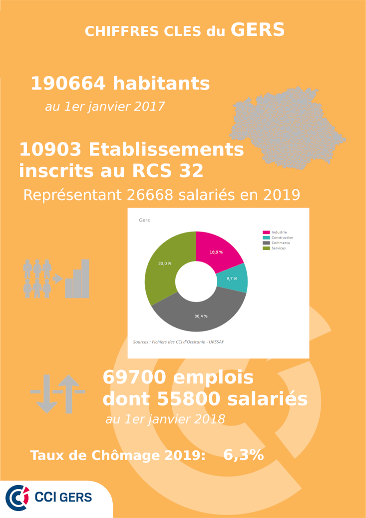 Chiffres CLE GERS 2019 - Economie