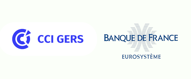 logos CCI GERS Banque de France 