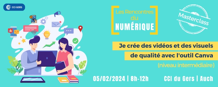 Masterclass : Créez des vidéos/ visuels de qualité avec Canva