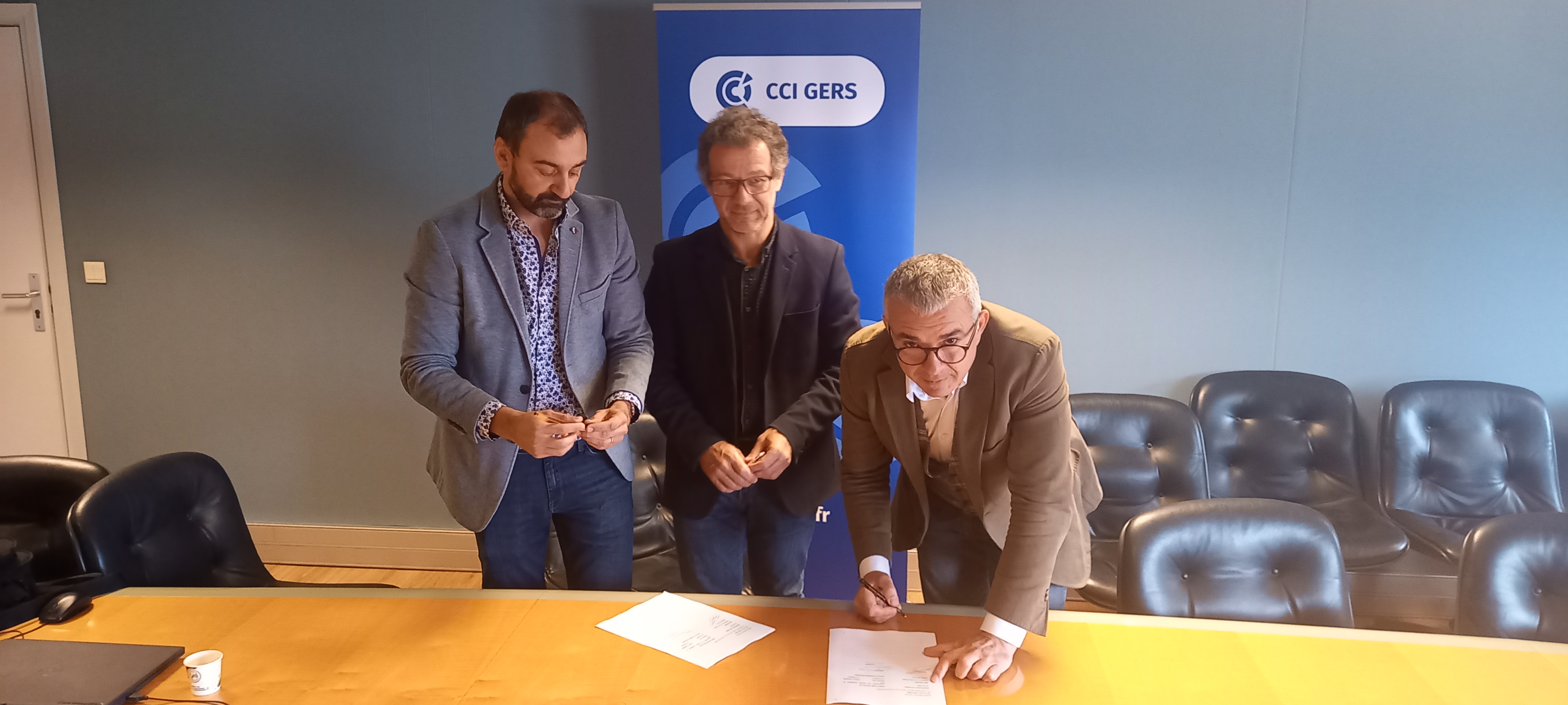 Signature de la convention Experts Comptables CCI du GERS